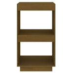 Book Cabinet Honey Brown 40x35x71 cm Solid Pinewood
