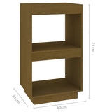 Book Cabinet Honey Brown 40x35x71 cm Solid Pinewood - Low Angle
