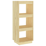 Book Cabinet/Room Divider 40x35x103 cm Solid Pinewood - Front View