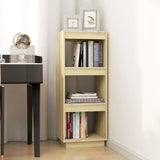 Book Cabinet/Room Divider 40x35x103 cm Solid Pinewood - Side View