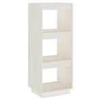 Book Cabinet/Room Divider White 40x35x103 cm Solid Pinewood