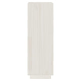Book Cabinet/Room Divider White 40x35x103 cm Solid Pinewood