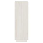 Book Cabinet/Room Divider White 40x35x103 cm Solid Pinewood