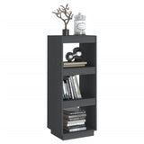 Book Cabinet/Room Divider Grey 40x35x103 cm Solid Pinewood