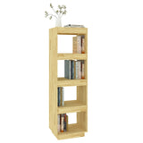 Book Cabinet/Room Divider 40x35x135 cm Solid Pinewood - Top-Down View