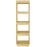 Book Cabinet/Room Divider 40x35x135 cm Solid Pinewood - 45-Degree Angle