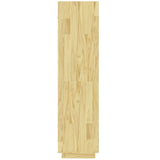 Book Cabinet/Room Divider 40x35x135 cm Solid Pinewood - Rear View