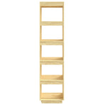 Book Cabinet/Room Divider 40x35x167 cm Solid Pinewood