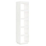 Book Cabinet/Room Divider White 40x35x167 cm Solid Wood Pine - Front View