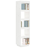 Book Cabinet/Room Divider White 40x35x167 cm Solid Wood Pine - Top-Down View
