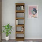 Book Cabinet/Room Divider Honey Brown 40x35x167 cm