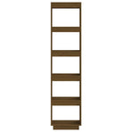 Book Cabinet/Room Divider Honey Brown 40x35x167 cm