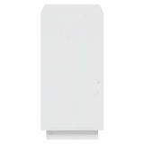 Book Cabinet White 60x35x71 cm Solid Wood Pine