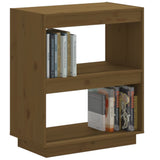Book Cabinet Honey Brown 60x35x71 cm Solid Wood Pine - Top-Down View