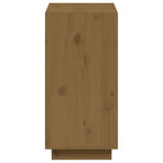 Book Cabinet Honey Brown 60x35x71 cm Solid Wood Pine