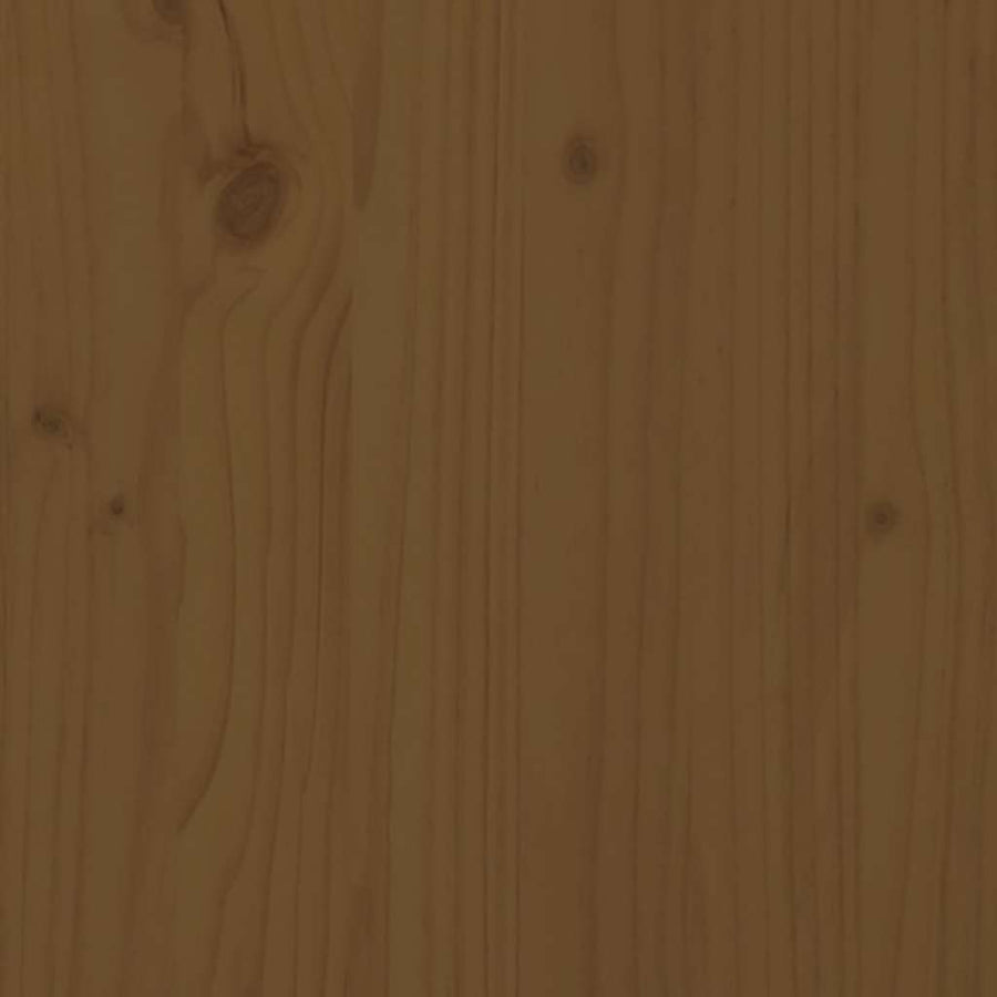 Book Cabinet Honey Brown 60x35x71 cm Solid Wood Pine