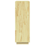 Book Cabinet/Room Divider 60x35x103 cm Solid Pinewood - Rear View