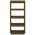 Book Cabinet/Room Divider Honey Brown 60x35x135 cm