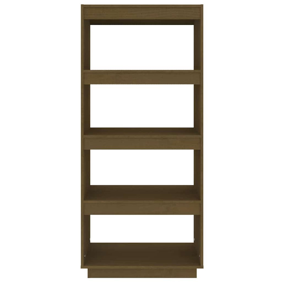 Book Cabinet/Room Divider Honey Brown 60x35x135 cm