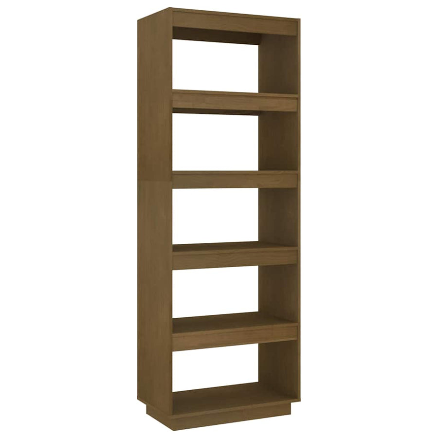 Book Cabinet/Room Divider Honey Brown 60x35x167 cm