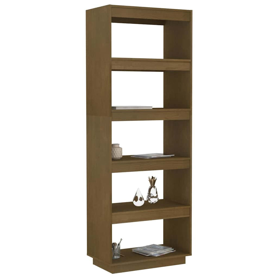 Book Cabinet/Room Divider Honey Brown 60x35x167 cm