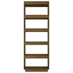 Book Cabinet/Room Divider Honey Brown 60x35x167 cm