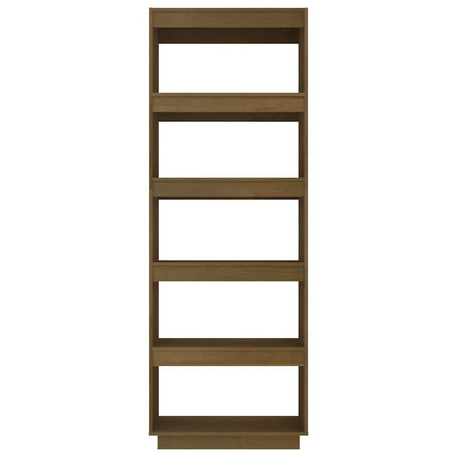 Book Cabinet/Room Divider Honey Brown 60x35x167 cm