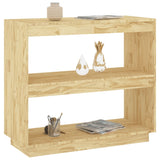Book Cabinet 80x35x71 cm Solid Pinewood - Top-Down View