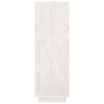 Book Cabinet/Room Divider White 80x35x103 cm Solid Pinewood