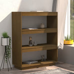 Book Cabinet/Room Divider Honey Brown 80x35x103 cm