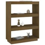 Book Cabinet/Room Divider Honey Brown 80x35x103 cm