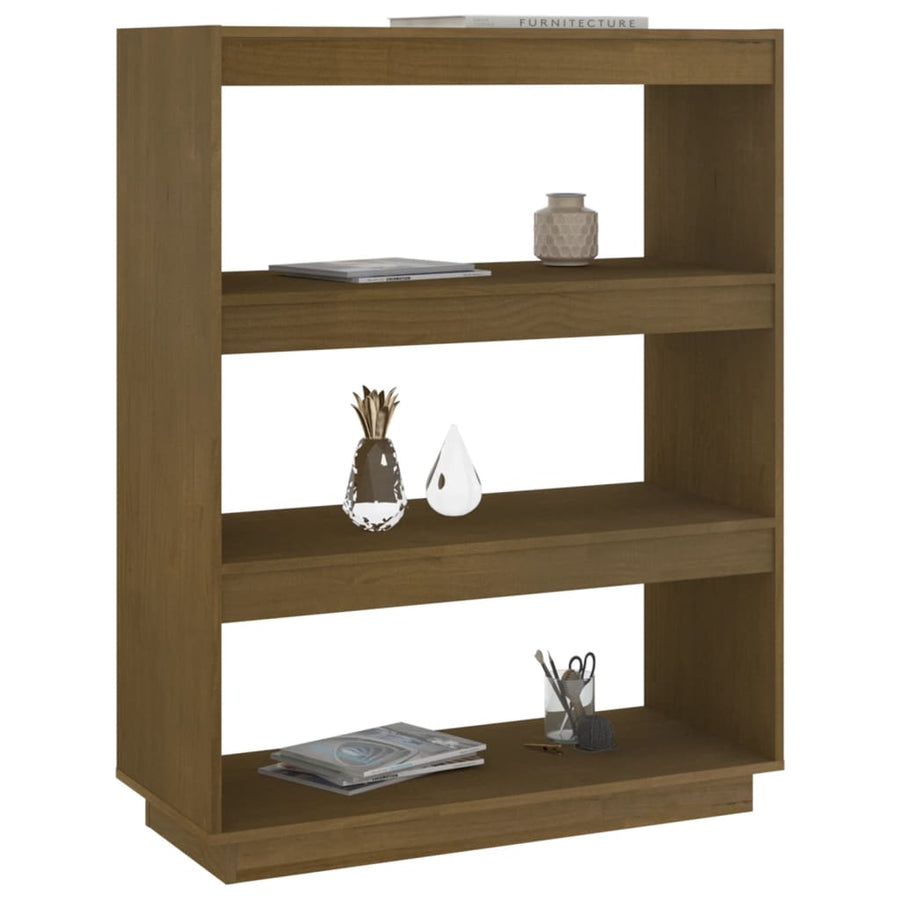 Book Cabinet/Room Divider Honey Brown 80x35x103 cm