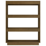 Book Cabinet/Room Divider Honey Brown 80x35x103 cm