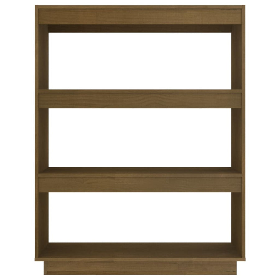 Book Cabinet/Room Divider Honey Brown 80x35x103 cm