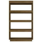 Book Cabinet/Room Divider Honey Brown 80x35x135 cm