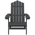 Garden Adirondack Chair HDPE Anthracite