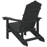 Garden Adirondack Chair HDPE Anthracite - 45-Degree Angle