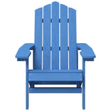 Garden Adirondack Chair HDPE Aqua Blue - Side View