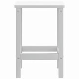 Garden Adirondack Table White 38x38x46 cm HDPE