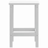 Garden Adirondack Table White 38x38x46 cm HDPE - Top-Down View