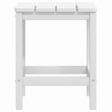 Garden Adirondack Table White 38x38x46 cm HDPE