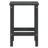 Garden Adirondack Table Anthracite 38x38x46 cm HDPE