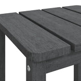 Garden Adirondack Table Anthracite 38x38x46 cm HDPE