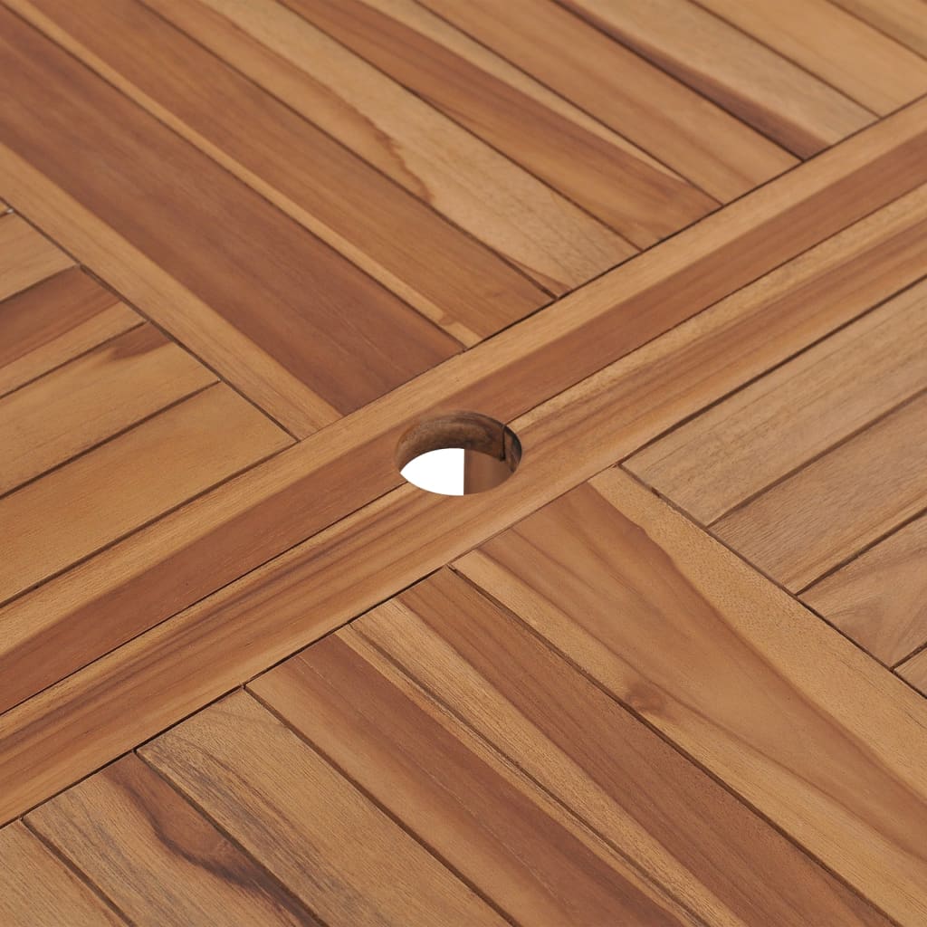 Garden Dining Table ?110x75 cm Solid Wood Teak