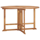 Folding Garden Dining Table ?110x75 cm Solid Wood Teak