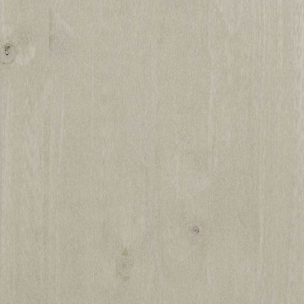 Bedside Cabinet "HAMAR" White 40x35x44.5 cm Solid Pinewood