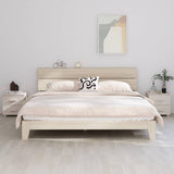 Bedside Cabinets"HAMAR"2 pcs White 40x35x44.5 cm Solid Wood