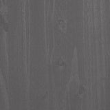 Bedside Cabinet "HAMAR" Light Grey 40x35x62 cm Solid Wood Pine