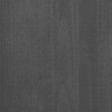 Bedside Cabinets"HAMAR"2 pcs Dark Grey 40x35x62 cm Solid Wood