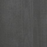 Sideboard "HAMAR" Dark Grey 79x40x80 cm Solid Wood Pine